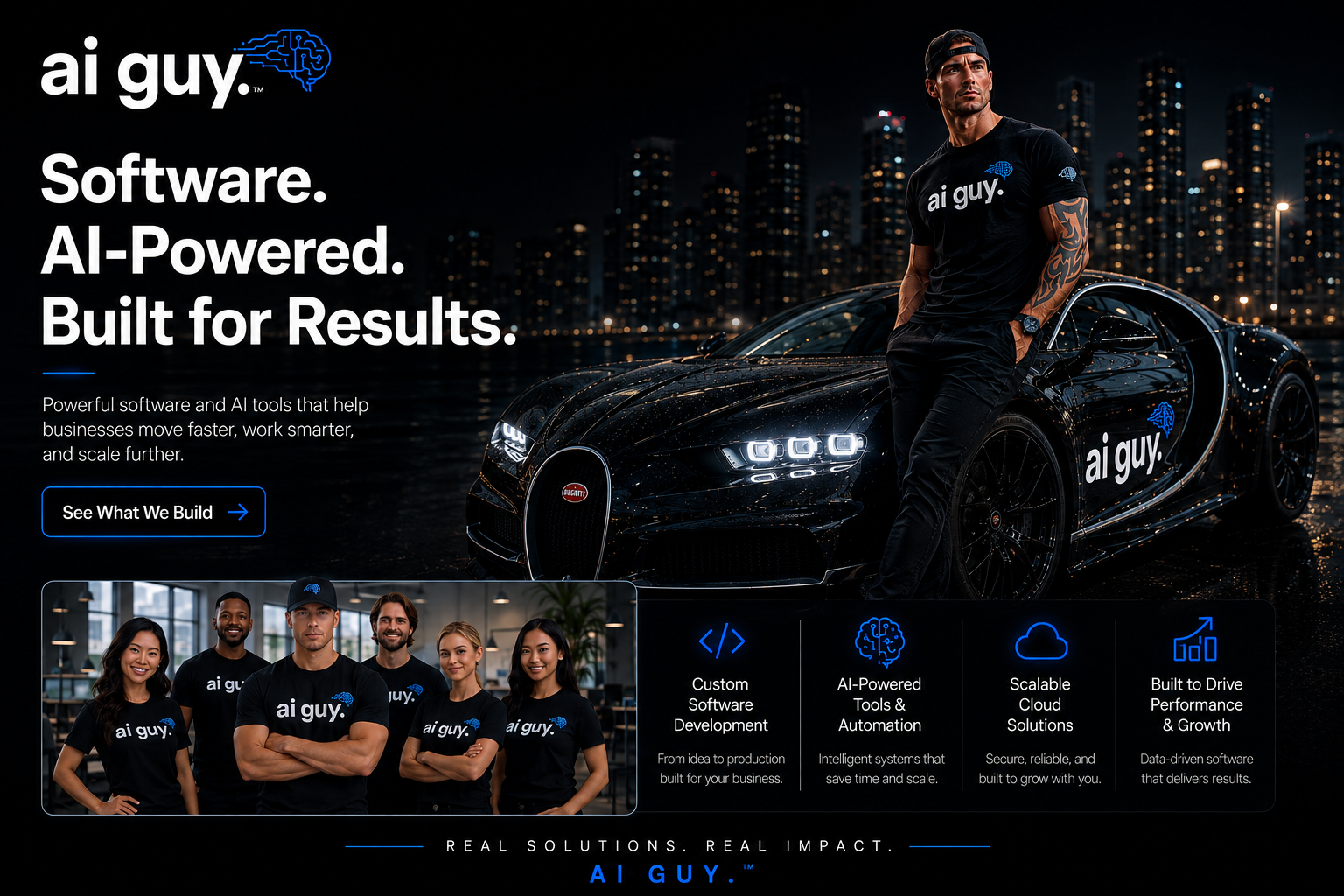 AI Guy Labs homepage.